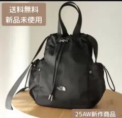 ② 韓国限定　25AW新作　ノースフェイス　ボニーバケットバック　ミニ　ブラック