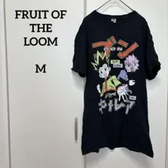 FRUIT OF THE LOOM アニメTシャツ 【M】黒　ブラック　キルア
