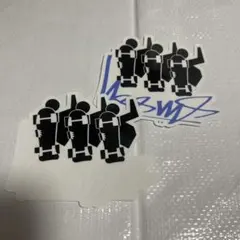STUSSY ステッカー スケートボード ロゴ ブルー、ホワイト