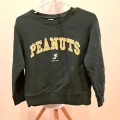 PEANUTS トレーナー 130サイズ ダークグリーンのサムネイル