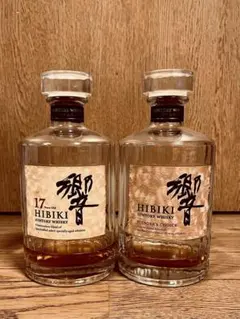 サントリー　響17年　空ボトル2本セット Yahoo!オークション -「響17 空瓶」の落札相場・落札価格