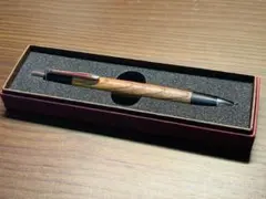 ボナンペン 欅 木軸シャーペン 銀金具 - メルカリ