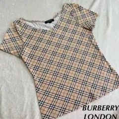 バーバリーロンドン トップス カットソー Tシャツ サイズ1 ノバチェック 半袖