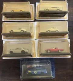 エブロ 1/43 昭和の名車 7台セット ハコスカ セリカ ミゼット
