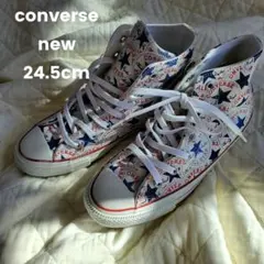 converse 100周年モデル メニーパッチ 新品 箱有り 24.5cm