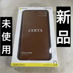 【新品】iPhone XsMax キャメル　ケース 手帳CERTAのサムネイル