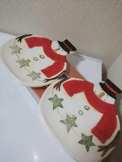 クリスマスクッキープレート２枚セット　認定インターナショナルベッカバートン