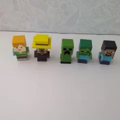 Minecraft ミニ指人形 5体セット