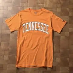チャンピオン　カレッジロゴ Tシャツ　テネシー大学　イエロー　タイト
