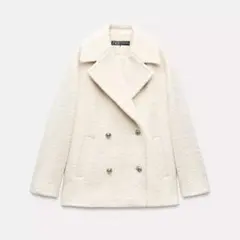 ダブルブレストブークレコート　ZARA