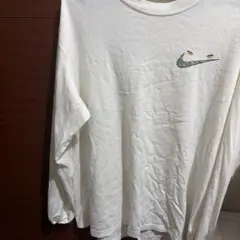NIKE 長袖Tシャツ ホワイト アニマルプリント