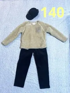 チャオパニックフリース➕パンツ　キャップセット140
