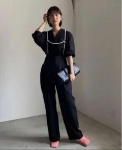 Ameri　DROP PEARL SUSPENDER PANTSのサムネイル
