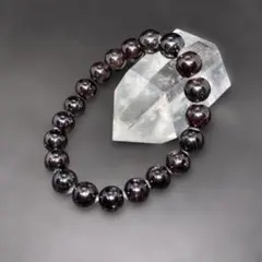 【5A】天然石パワーストーン　ガーネットブレスレット　9㎜