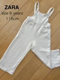ZARA kids サロペット ホワイト