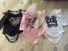 ロンパース3点セット（個性的デザイン）
