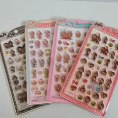 キャラクターシール 4枚セット モンチッチ