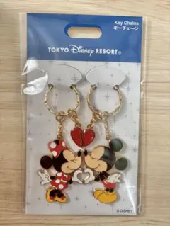 東京ディズニーリゾート ミッキー ミニー ペアキーチェーン