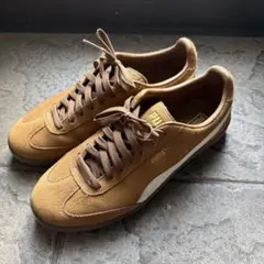 PUMA ブラウン スエード スニーカー