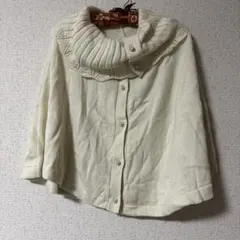 axes femme アクシーズファム ニット ケープ ポンチョ オフショル