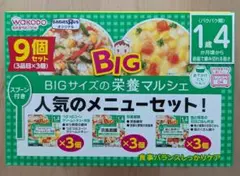 新品未開封　1歳4ヶ月　和光堂　BIGサイズの栄養マルシェ 9個セット