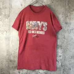 B2567古着　Tシャツ くすみ赤　90s Y2K