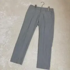 グレー　ストレートパンツ　スラックス　レディース　Mサイズ