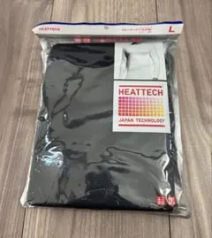 ユニクロ ヒートテック ネイビー 長袖 肌着 クルーネック T メンズ Lサイズ