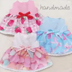 メルちゃん ハンドメイド ワンピース 3枚セット