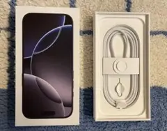 【空箱付属品のみ】iPhone 16 Pro USB-Cケーブル付き