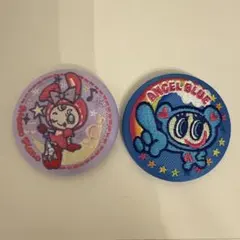 ナルミヤキャラクターズ　刺繍缶バッジ　べリエちゃん　ナカムラくん