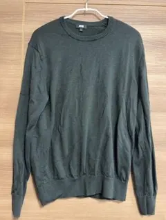 ユニクロ/メリノクルーネックセーターM