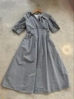 ナチュラルビューティーベーシック　ボーダーワンピース