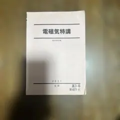 電磁気特講 （高井先生）演習問題付 駿台夏期講習電磁気特講 高井隼人先生板書プリント付き - メルカリ