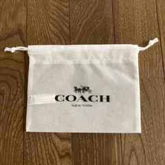 COACH コーチ 不織布　巾着袋 ショッパー