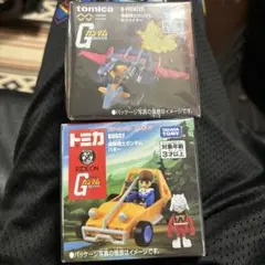 TOMICA G-FIGHTERガンダムライドオン機動戦士ガンダムバギーセットのサムネイル