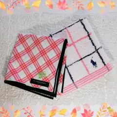 バーバリー ハンカチ ラルフローレン ミニタオル セット