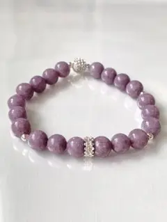 レピドライトデザインブレスレット