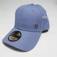 ニューエラ 正規品 NY ヤンキース メタル ロゴ ブルー 青 キャップ 帽子