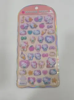 【正規品】コットンパフィーシール キティ サンリオ