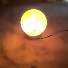アジアン　ストーン　球形ライト オンオフスイッチ付き