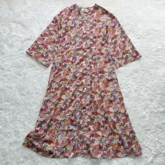 フリークスストア　ロングワンピース　花柄　総柄　ロングカーディガン　F