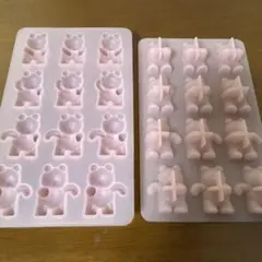 ふち&抱っこくま　チョコレートモールド　製菓用品 くま型　貝印　２個セット