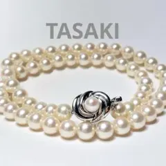 現行クラスプ✨TASAKI タサキパールネックレス アコヤ真珠7.5mm ケース