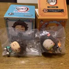 一番くじ 鬼滅の刃 ちょこのっこフィギュア2個セット♡