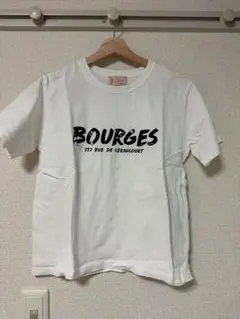 Discoat BOURGES ロゴ 半袖 Tシャツ 白のサムネイル
