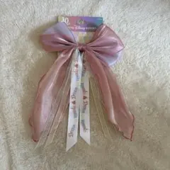 ディズニー　40周年　ドリームゴーラウンド　ヘアゴム　リボン