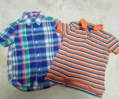 Ralph Lauren ラルフローレン　シャツ、ポロシャツ　2枚セットキッズ