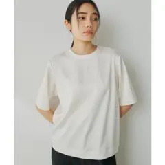 b260 Whim Gazette/ウィムガゼット サテンTEEブラウス 美品のサムネイル