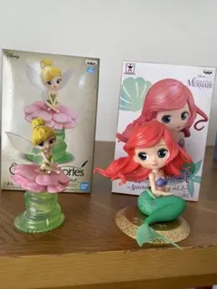 Disney Qposketまとめセット、アリエル、ティンカーベル